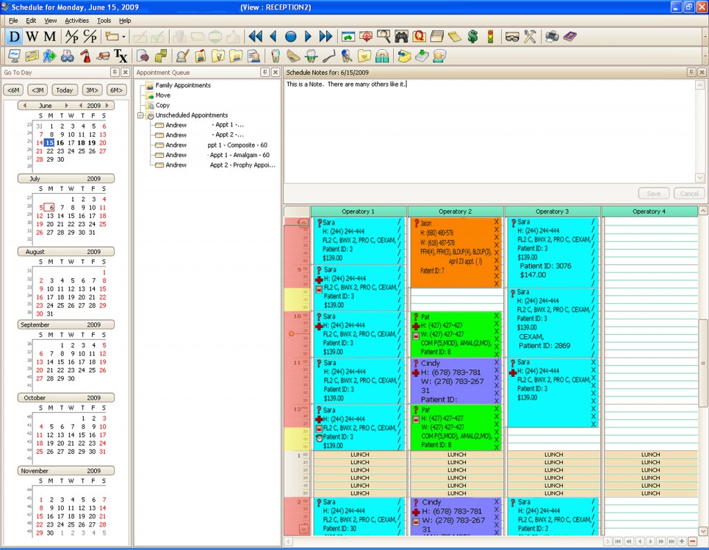 OnSchedule Appointment Notes