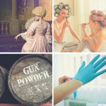 Medical gloves and other powdered items that have fallen out of favor