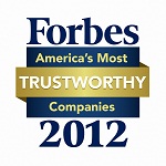 Forbes America's Most Trustworthy Companies 2012
