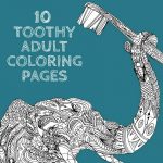 10 toothy adult coloring pages offthecusp