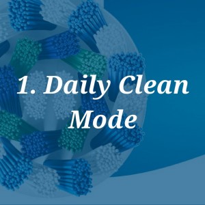 oral b cleaning modes