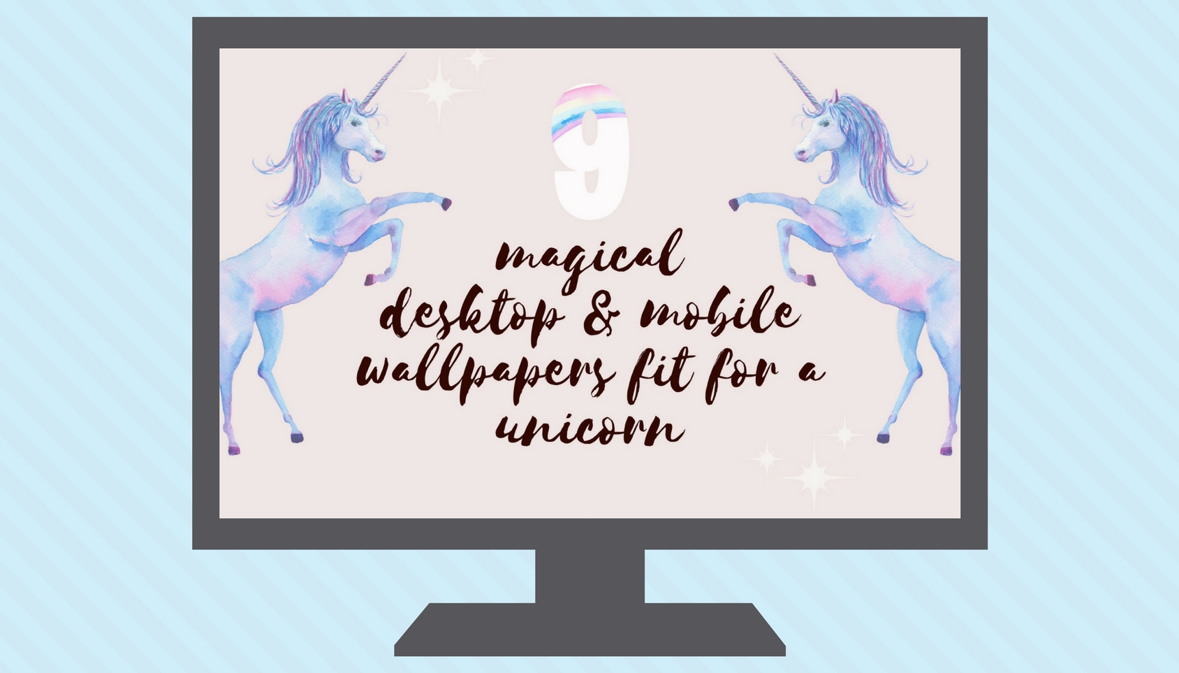 9 Magical Desktop Mobile Wallpapers Fit For A Unicorn Off The Cusp