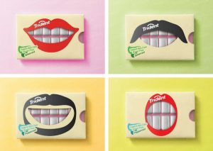 trident gum packaging smile examples – Off the Cusp