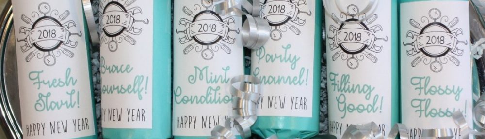 DIY Dental-Themed New Year’s Party Poppers
