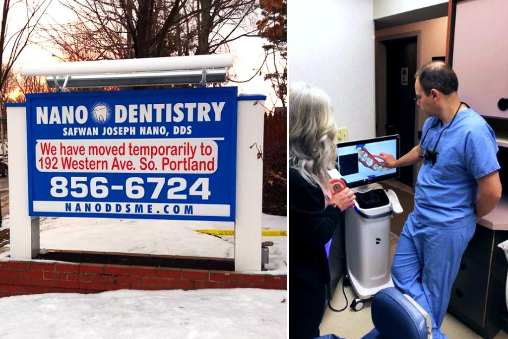 nano dentistry temporary location after fire