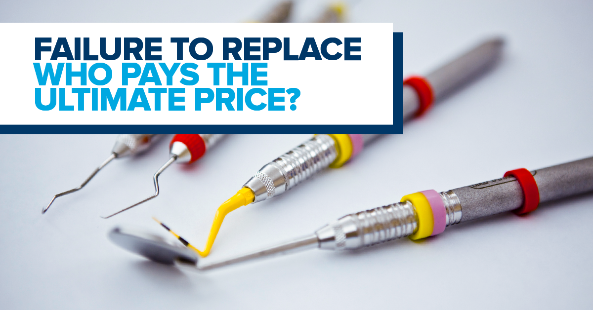 When to replace dental handpieces